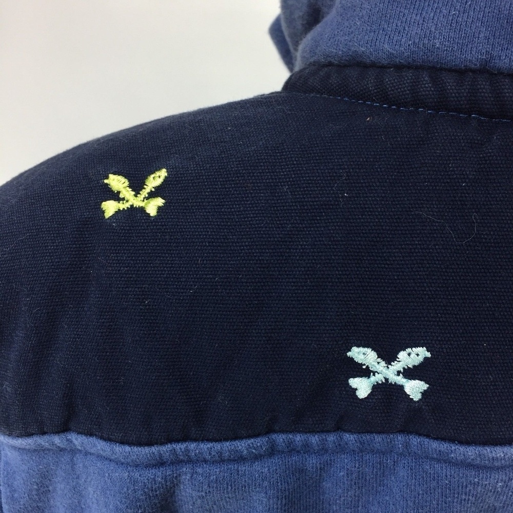 Vineyard Vines Solid Blue Pullover Sweatshirt S - image 6